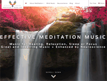 Tablet Screenshot of meditation-music.com